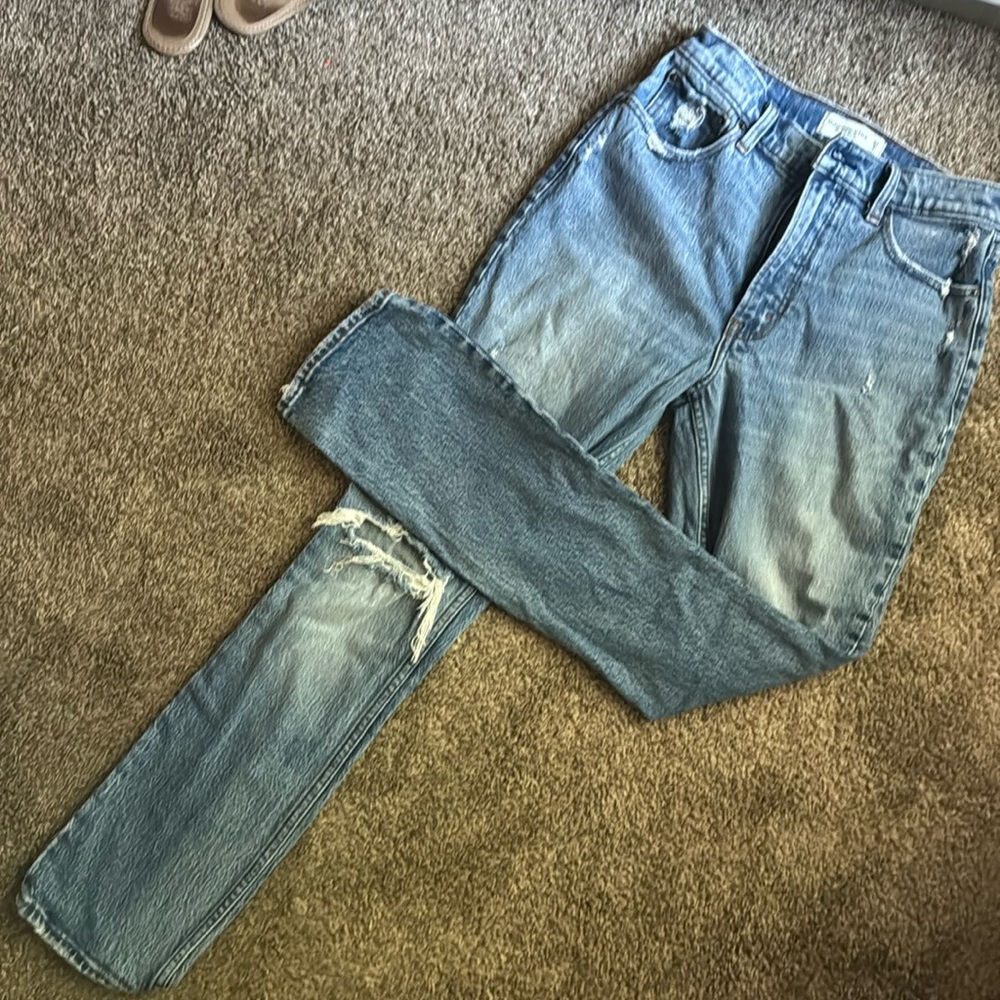 Abercrombie 90’s Skinny Ripped Jeans